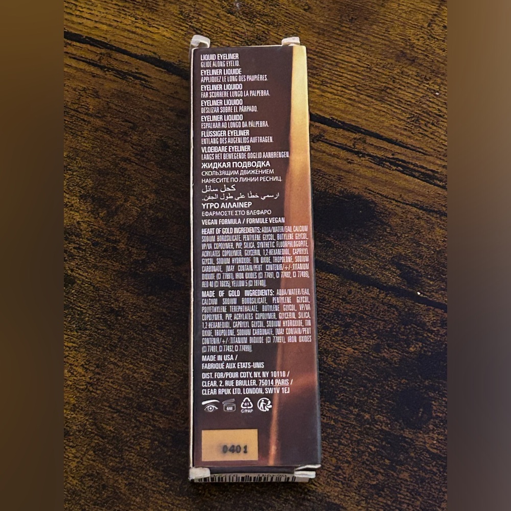 ⭐♥️ KYLIE 24K GOLD BIRTHDAY COLLECTION LIQUID EYELINER  Duo Limited Edition - Picture 5 of 5